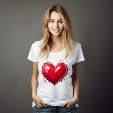 3D Heart T-Shirt