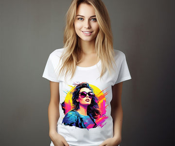 A Women with Glasses T-shirt