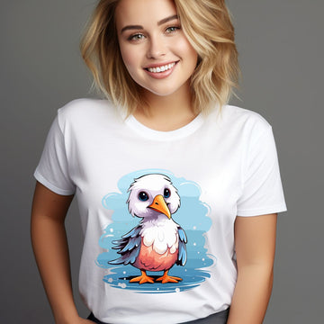 Cute Cartoon Bird T-Shirt