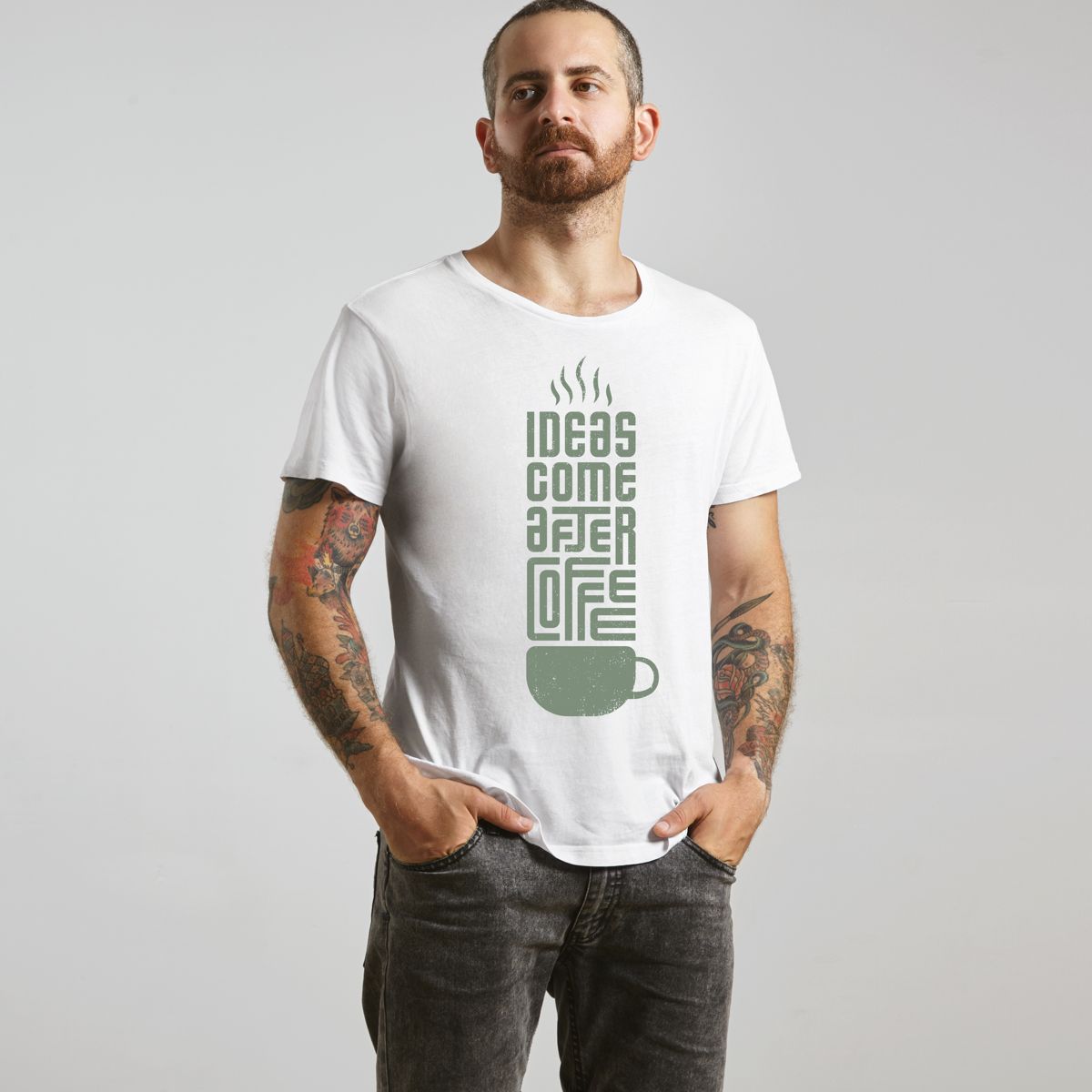 Ideas Come After Coffee T-Shirt